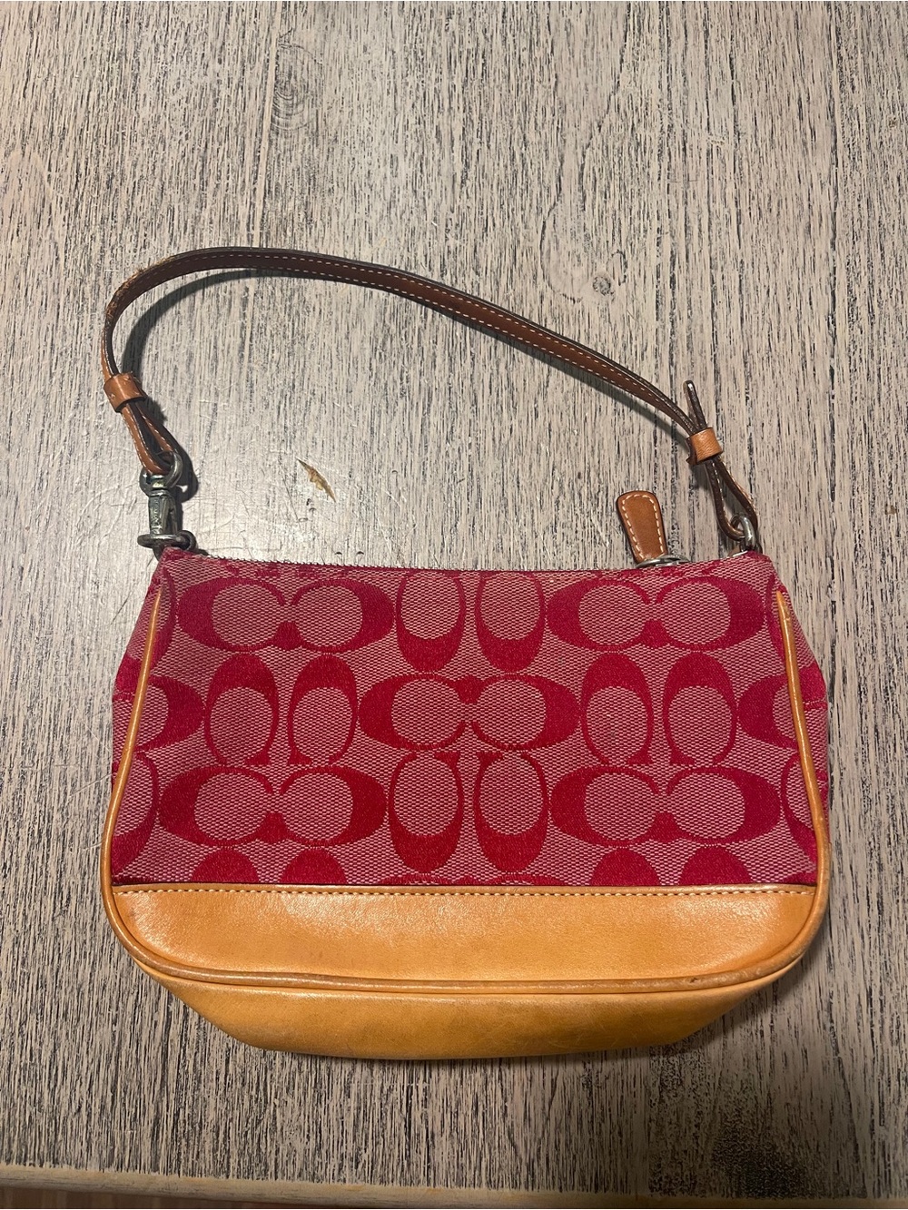 Coach Signature c Y2K Monogram Demi Bag